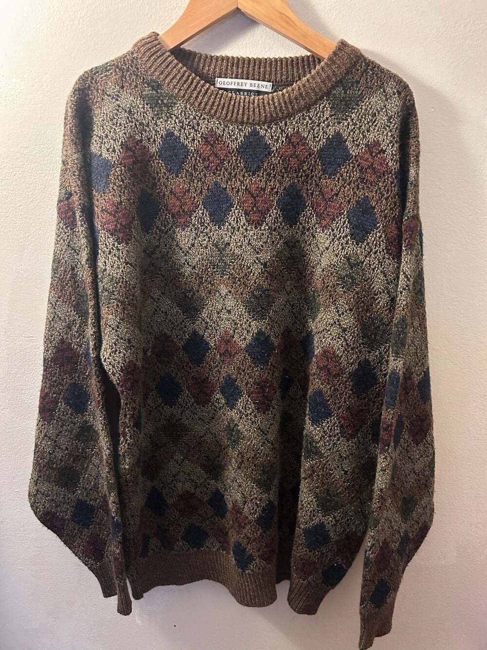 Vintage Geoffrey Beene Classic  Sweater Sz Large